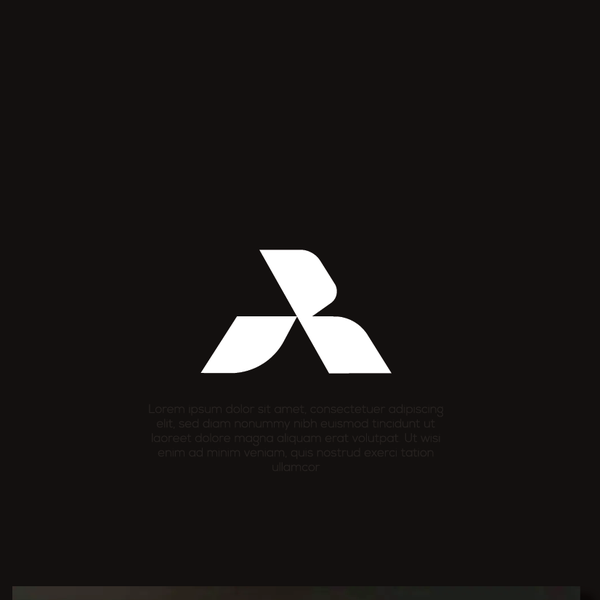 Bold logo concept for automotive insustry