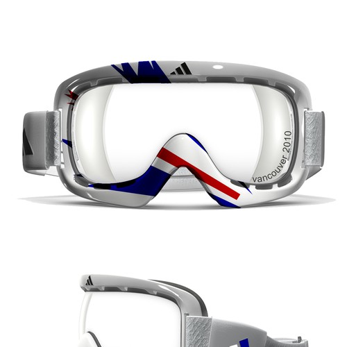 Design adidas goggles for Winter Olympics Réalisé par vision 22