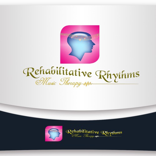 logo for Rehabilitative Rhythms Music Therapy Diseño de Abel's
