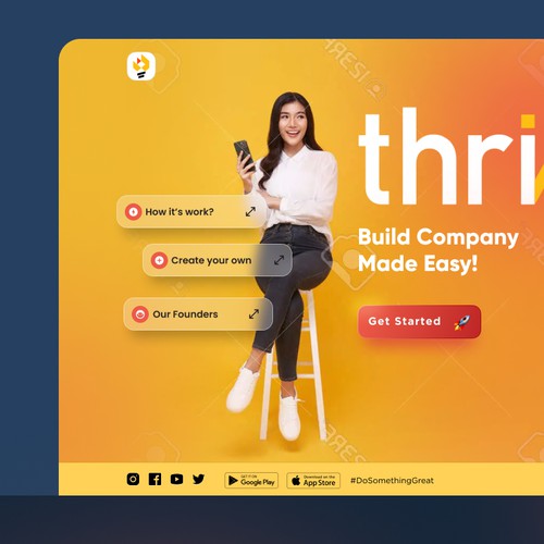 Forbes-listed company needs website for Gen-Z users Design by P E R I