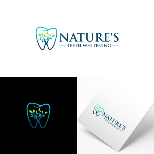 Nature's Teeth Whitening - Needs a Natural Company Logo Design by Web Hub Solution