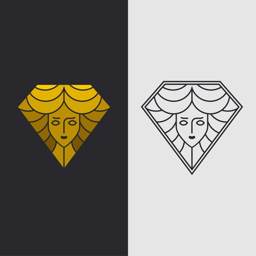 Fortuna Goddess Logo for Luxury French Jewelry House Design by DevDevit   ★ ★ ★ ★ ★