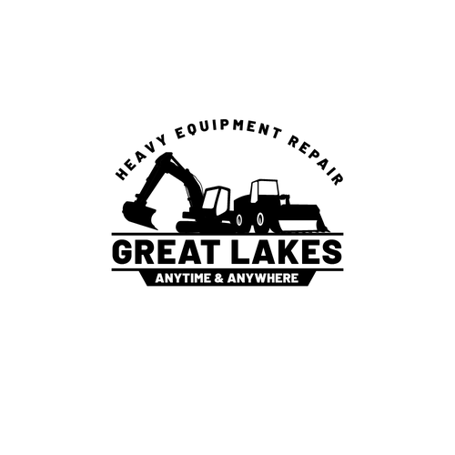 Creative design for heavy equipment repair in the state of Michigan Design by Fadlan FN