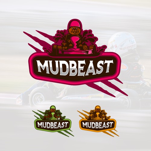 Design di Mud Beast!  Logo needed for a new line of off-road Go-Karts for kids di Brainbox Studio