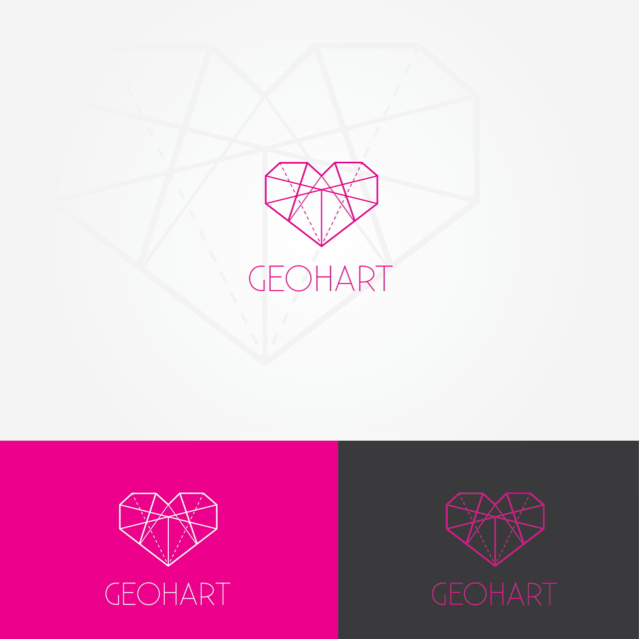 Octagonal logo with the title 'logo proposal'