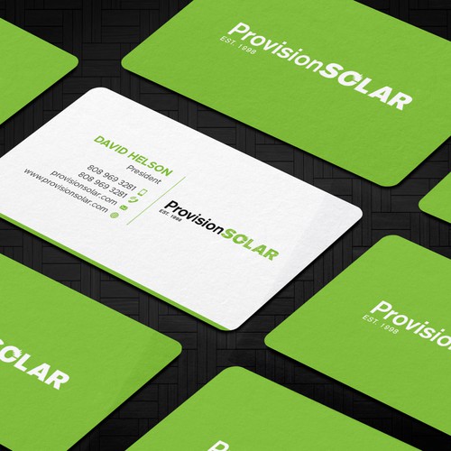 Design Solar Business Cards por Design"Glory"