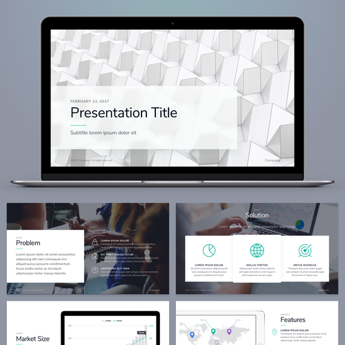 99designs Presentation Template for Startups Design by Sasha Radojevic