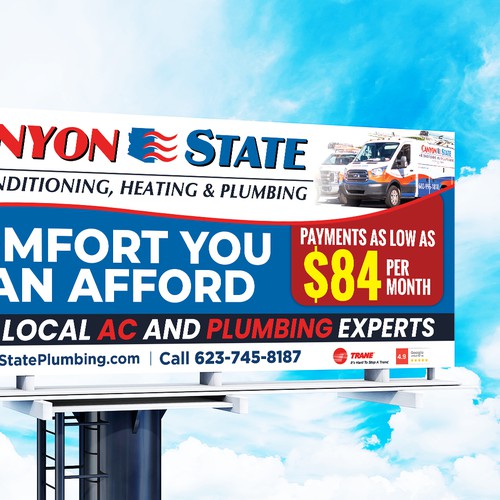 Diseño de Design An Eye-Catching Billboard For An HVAC Company de GrApHiC cReAtIoN™