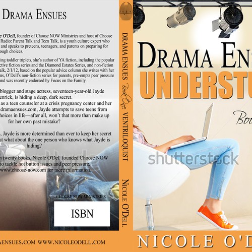 book cover for YA novel about teen pregnancy Design by LSDdesign