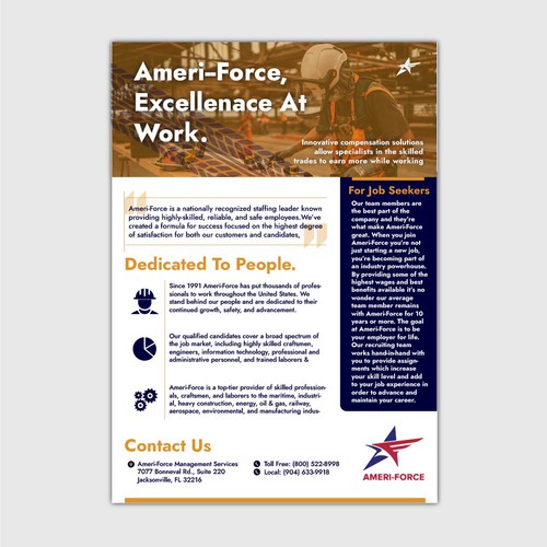 Ameri-Force electronic brochure Design by IrfanMunawar