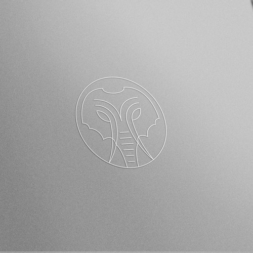 punk-rock elephant logo, for conflict yoga specialists. Diseño de nehel