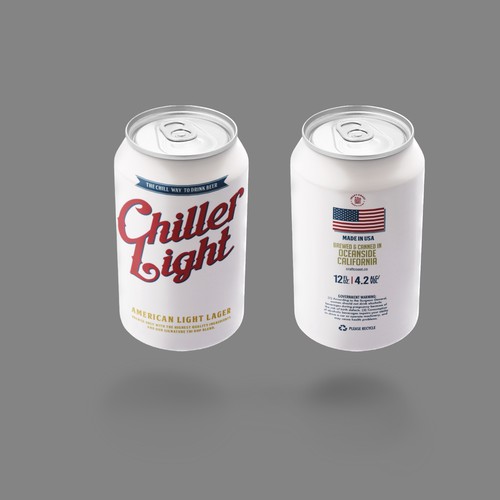 BEER CAN DESIGN 12oz Design von Foursecond