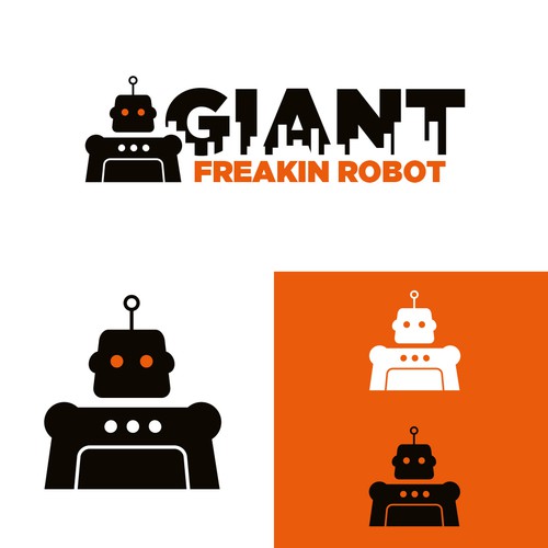 Design di Minimalist, Classy Giant Robot Logo Wanted di TJCD