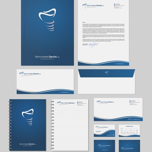 Designs | Dental stationary and business card | Stationery contest