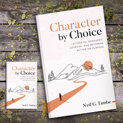 Cover for book of letters on goodness, courage, character Design by Klassic Designs