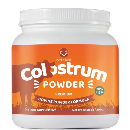 Design di Re-design Supplement Label to capture Amazon shopper attention & boost CTR - Colostrum Powder di Cameleon77