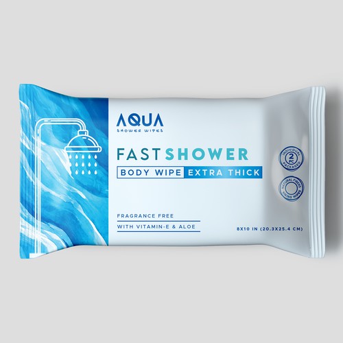 AQUA SHOWER WIPES :D Design by Design_byMe