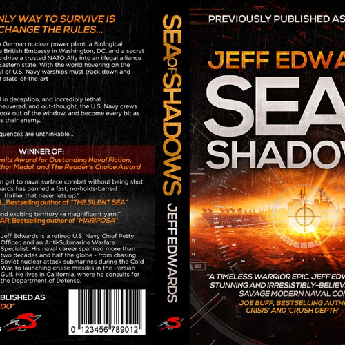 Create an eye-catching cover for an award-winning naval warfare novel. Design by MartinSVD