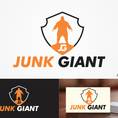 Create a modern, eye-catching logo for junk removal company Junk Giant. Design by Brainstorming_day