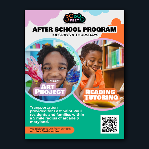 African American after school program flyer! Design by dJugnz