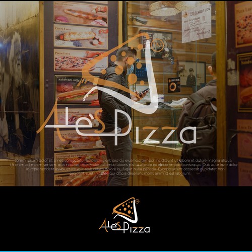 Diseño de Rebrend Ale's pizza (Pizzeria da asporto) de OPIEQ Al-bantanie