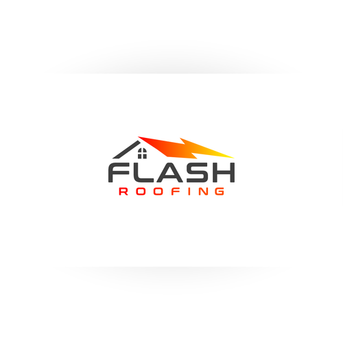 Compete to create a logo for Flash Roofing! Design by Rexboi
