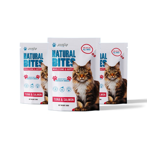Pawjoy- Cat Food Pouch Packaging Design