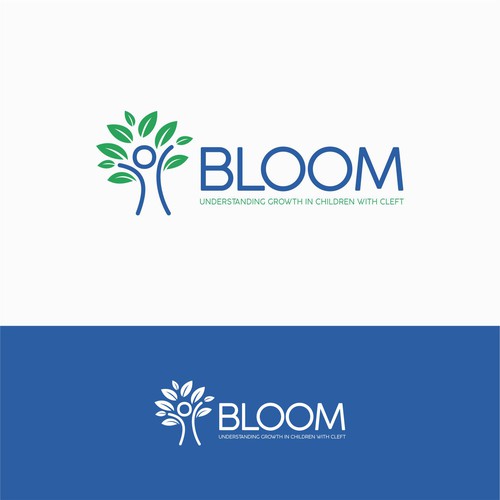 A sweet, child friendly logo that appeals to new parents focused on growth and health Design by Logood.id