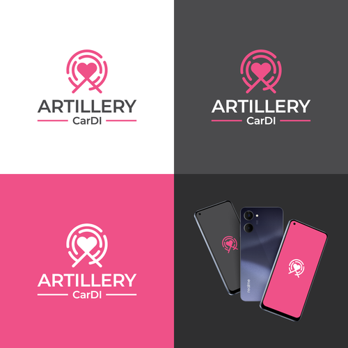 "Ontwerp logo voor Europese studie naar hart- en vaatziekten bij mensen met borstkanker" winning Postcard, flyer or print