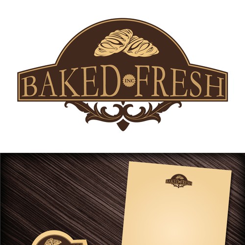 logo for Baked Fresh, Inc. Design by Richiecd