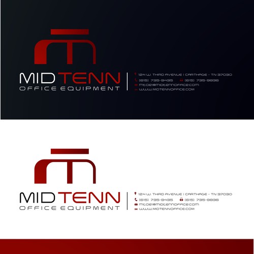 logo for Mid Tenn Office Equipment Design réalisé par Cloudsidea