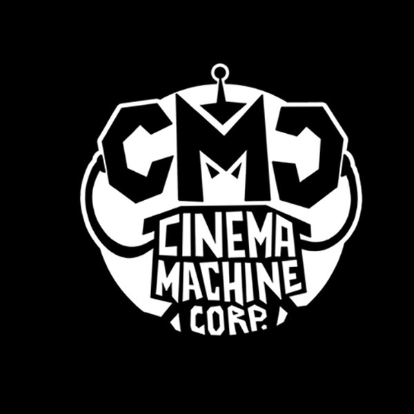 Retro futuristic logo Cinema Machine Corporation