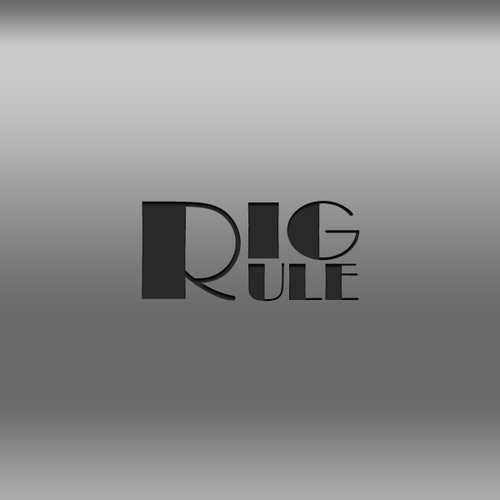 Rig Rule needs Lettering Design (wordmark) Design by designRays