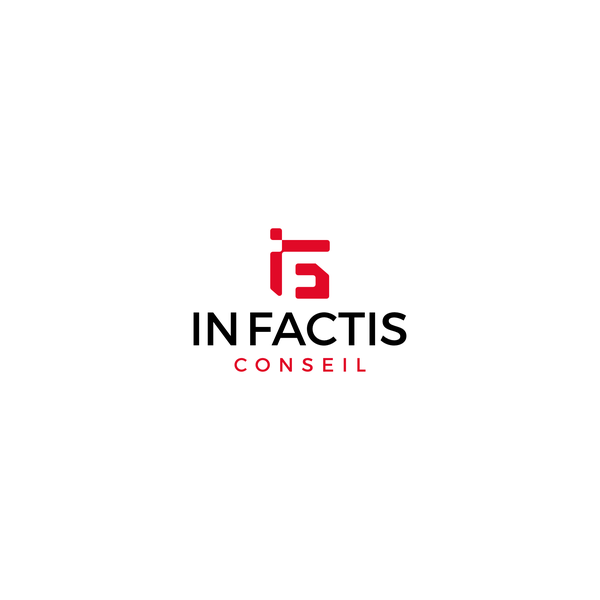 Design by Sangjo titled "In Factis Conseil  - Logo for a consulting firm"