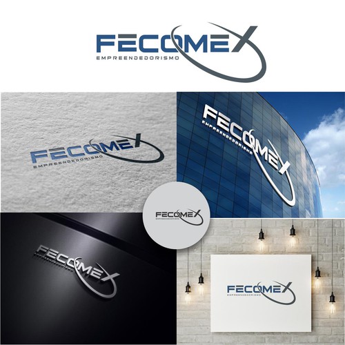 "Crie um design de um logotipo moderno para FECOMEX" winning Logo design