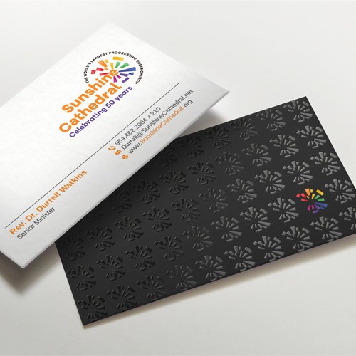 Business Card for Growing Progressing LGBTQ Church Design by LAXMI DESIGNHUB