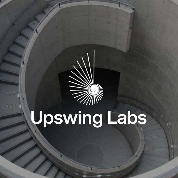 Design by BleuJinz titled "unique logo concept for Upswing Labs"