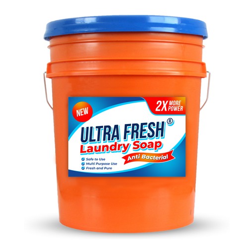 Ultra Fresh laundry soap label Ontwerp door Dzhafir