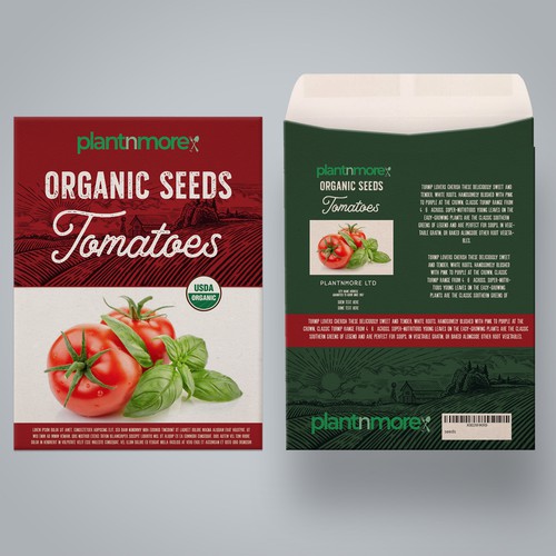 New Vegetable Seed Packet Line - Packet Design Needed Ontwerp door Windmill Designer™