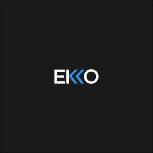 SIMPLE LOGO - ekko Letters then dm after Design by rizalirfani