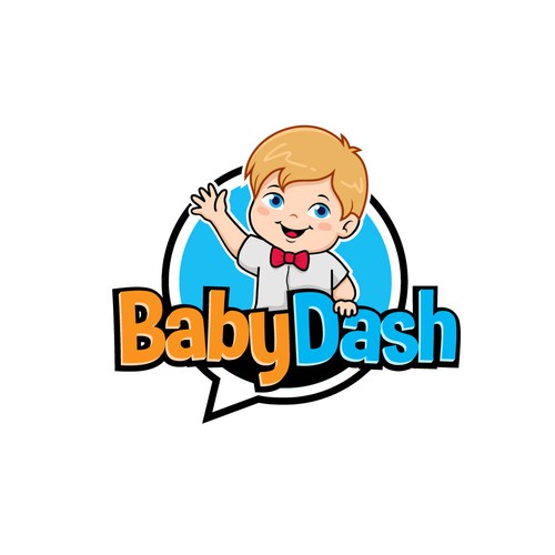 The baby dash - mascot logo, Logo design contest