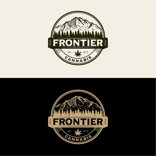 Design a West Coast Cannabis Retail Store Logo called Frontier Design by Mardhi87