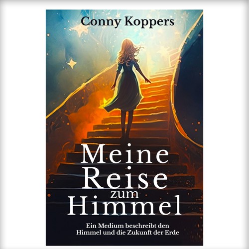 Cover for spiritual book My Journey to Heaven Design by N&N Designs