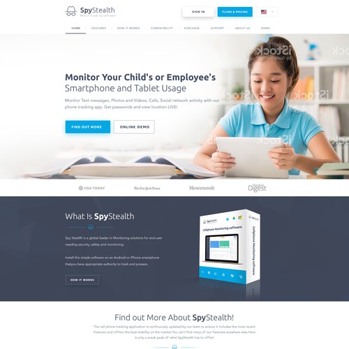 SpyStealth.com Needs Mind-blowing New Web Design Design by Bright_Designer