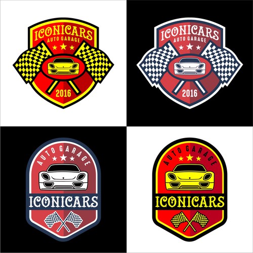 ICONICARS logo design worthy of using on a Race Car! | Logo design contest