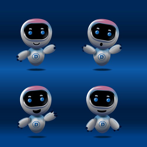Design di Caped Crusader Needed: Design a Mascot for Donalo, the Hero of the AI Universe! di lofosparalogos
