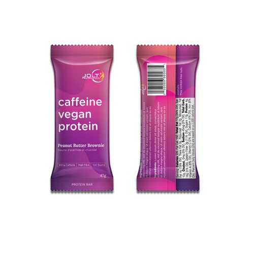 Design a modern, catchy package for a healthy premium energy bar Design by Robosign