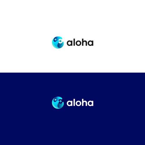 Aloha logo deisgn for an AI Software Design by Rumah Lebah