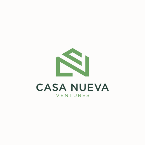 Real estate investing logo symbolizing growth Design by vecrow