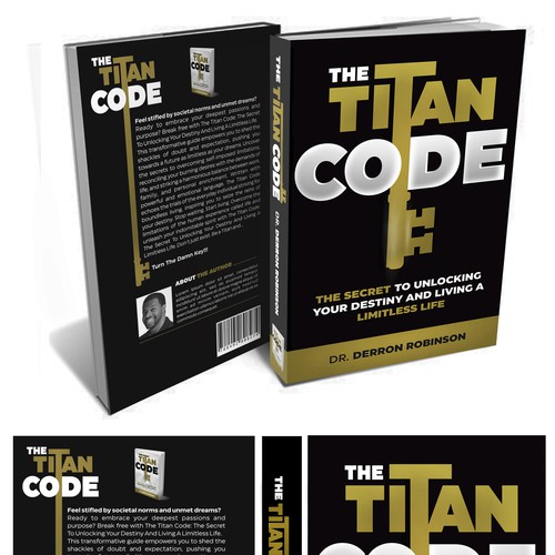 Book Cover For "The Titan Code: The Secret To Unlocking Your Destiny And Living A Limitless Life" Design por José Manuel Guyot